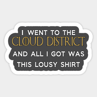 Lousy Shirt Sticker